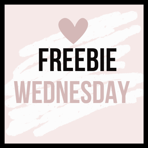 Freebie Wednesday