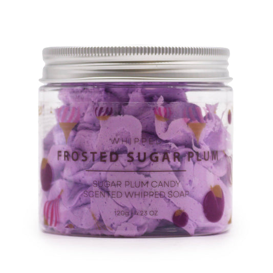 Frosted Sugar Plum Whipped Soap 120g