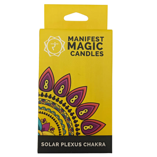 Manifest Magic Candles (pack of 12) - Yellow - Solar Plexus Chakra