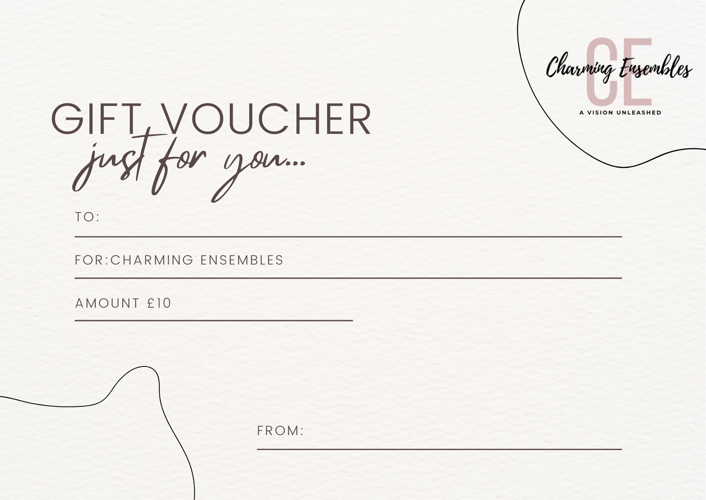 charming ensembles gift card