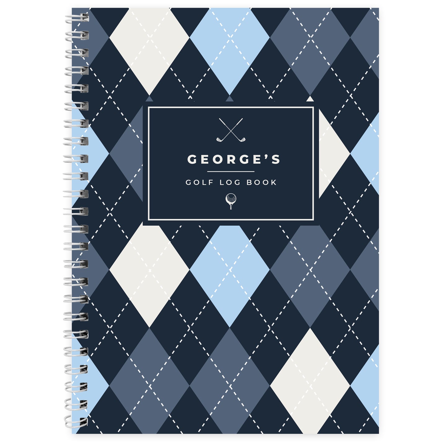 Personalised A5 Golf Log Book