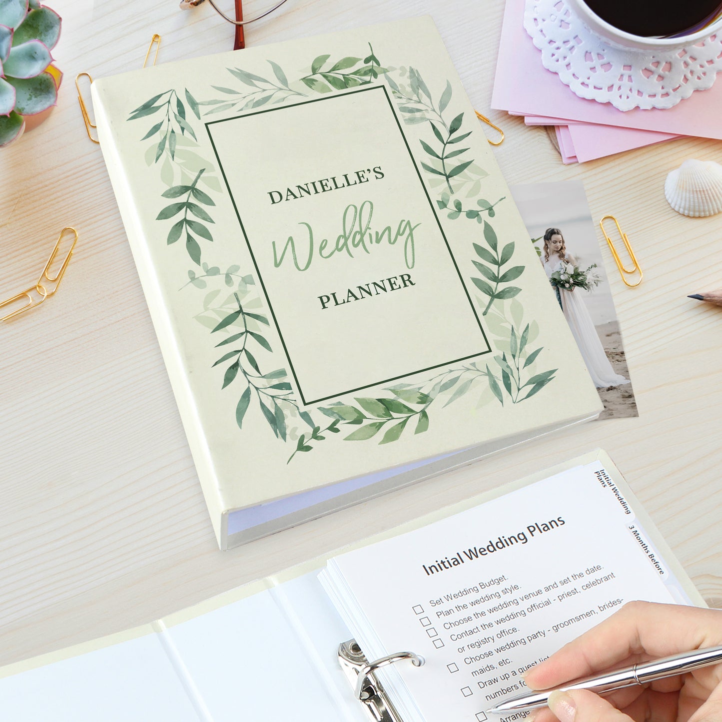 Personalised Botanical Wedding Planner