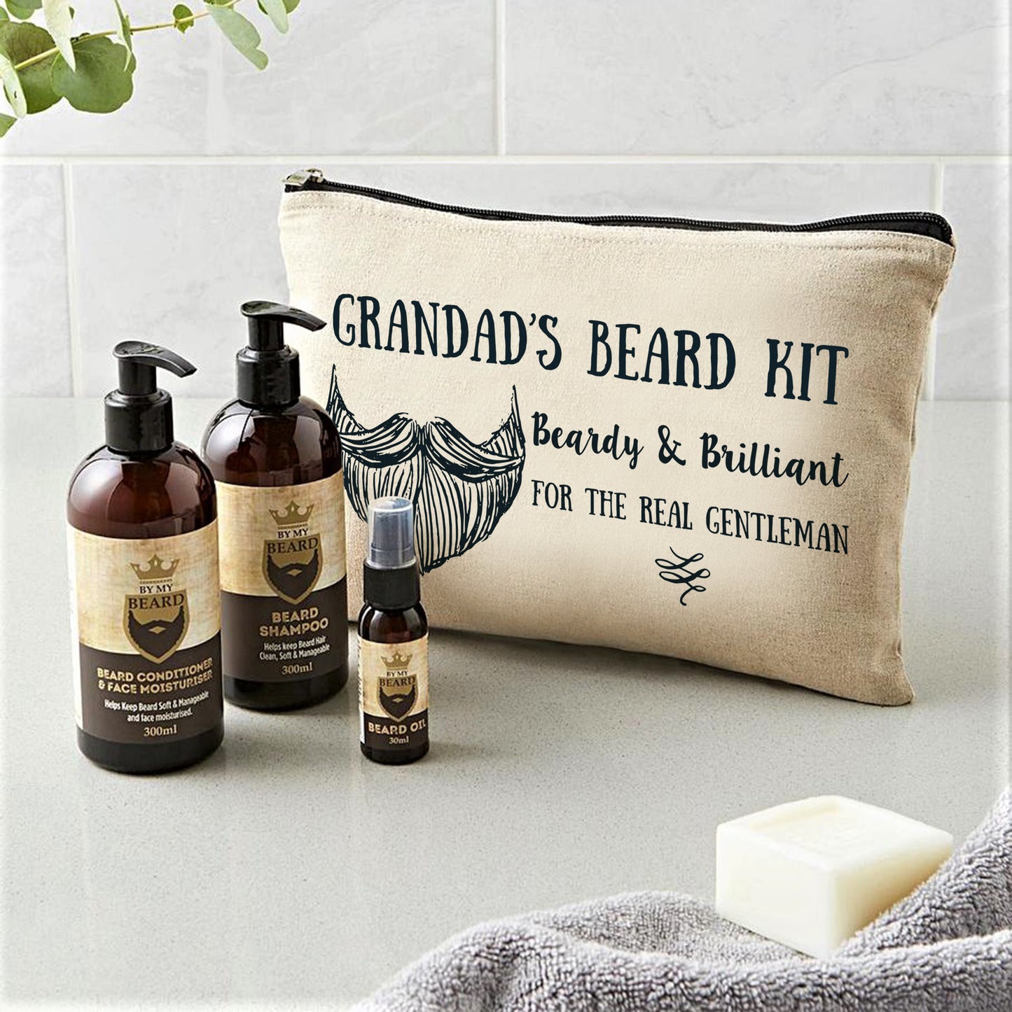 Personalised Beardy & Brilliant Beard Kit