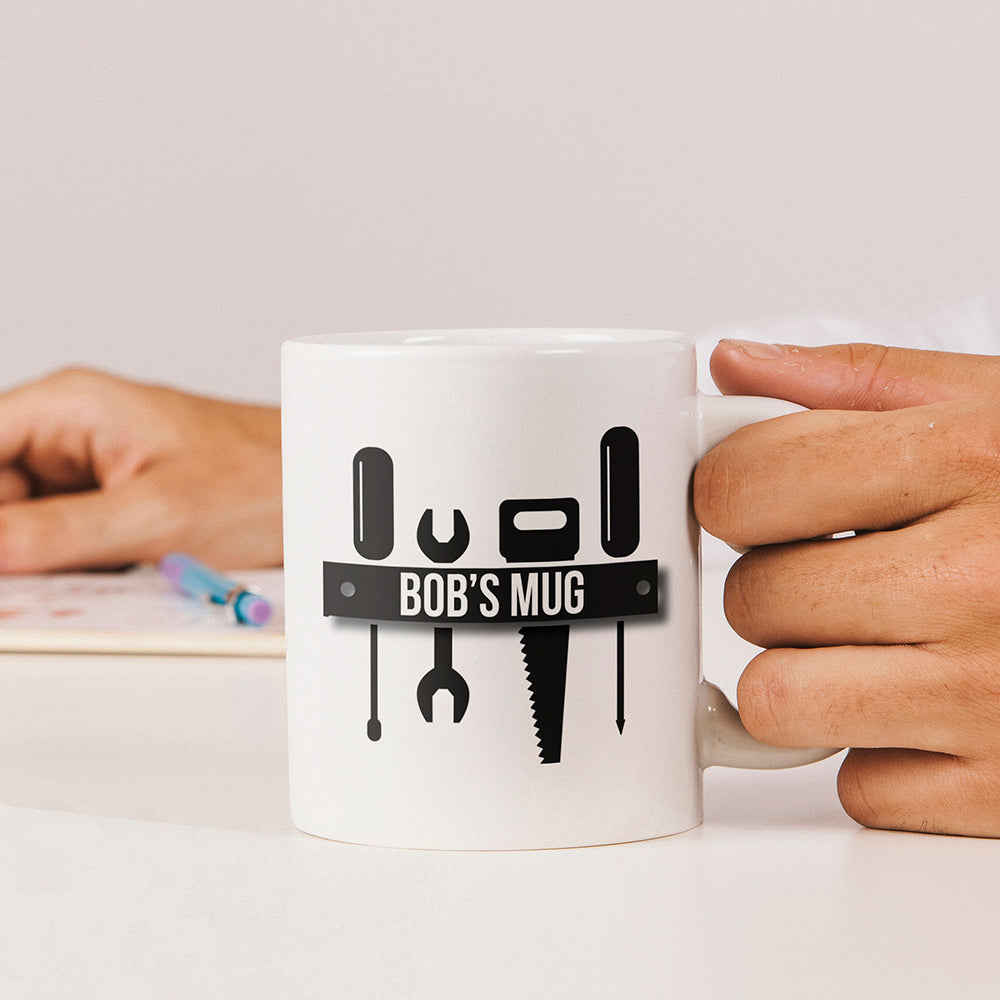 Personalised Tool Bench Mug