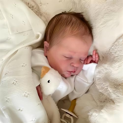 20 Inches Reborn Baby Dolls Reborn Babies Handmade Lifelike Baby Dolls Sleeping Newborn Baby Soft Cloth Body Like a Real Baby