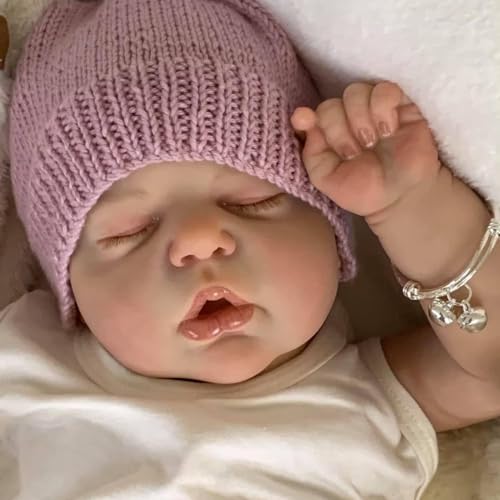 20 Inches Reborn Baby Dolls Reborn Babies Handmade Lifelike Baby Dolls Sleeping Newborn Baby Soft Cloth Body Like a Real Baby