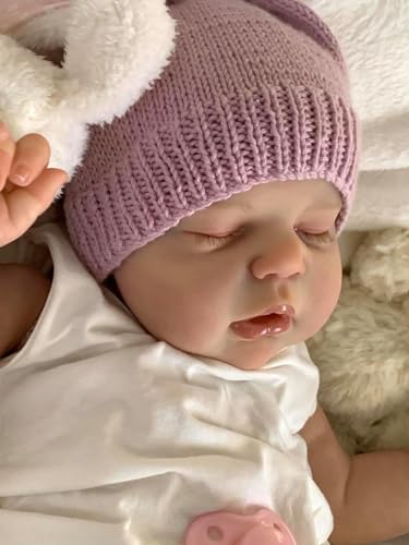 20 Inches Reborn Baby Dolls Reborn Babies Handmade Lifelike Baby Dolls Sleeping Newborn Baby Soft Cloth Body Like a Real Baby