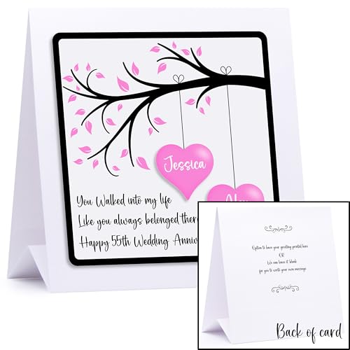 Personalised Engagement Card 3D Luxury Engaged Card for/Couple/Friends/Son/Daughter Handmade