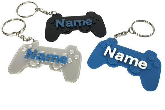 Personalised Game Controller Keyring/Keychain for Party Bag Filling