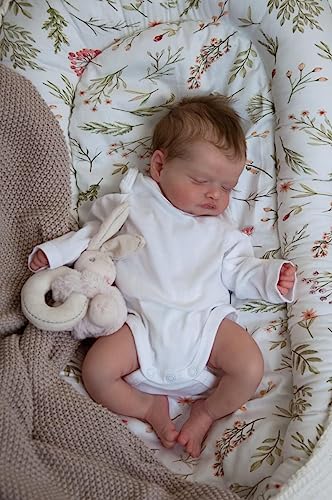 19-inch Reborn Dolls Girl Has the Softest Body Reborn Babies Handmade Lifelike Baby Dolls Sleeping Newborn Baby Boy Like a Real Baby Closed Eyes