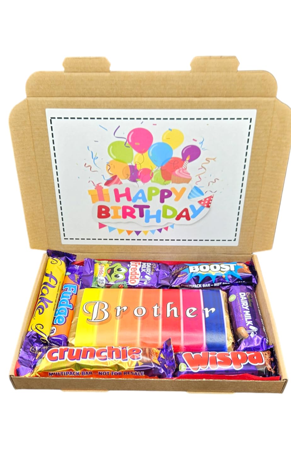 Chocolate Hamper Gift, personalised Present For all, Birthday Chocolate - Christmas Hamper - Thank You - Halloween Gifts - Letter Box Hamper