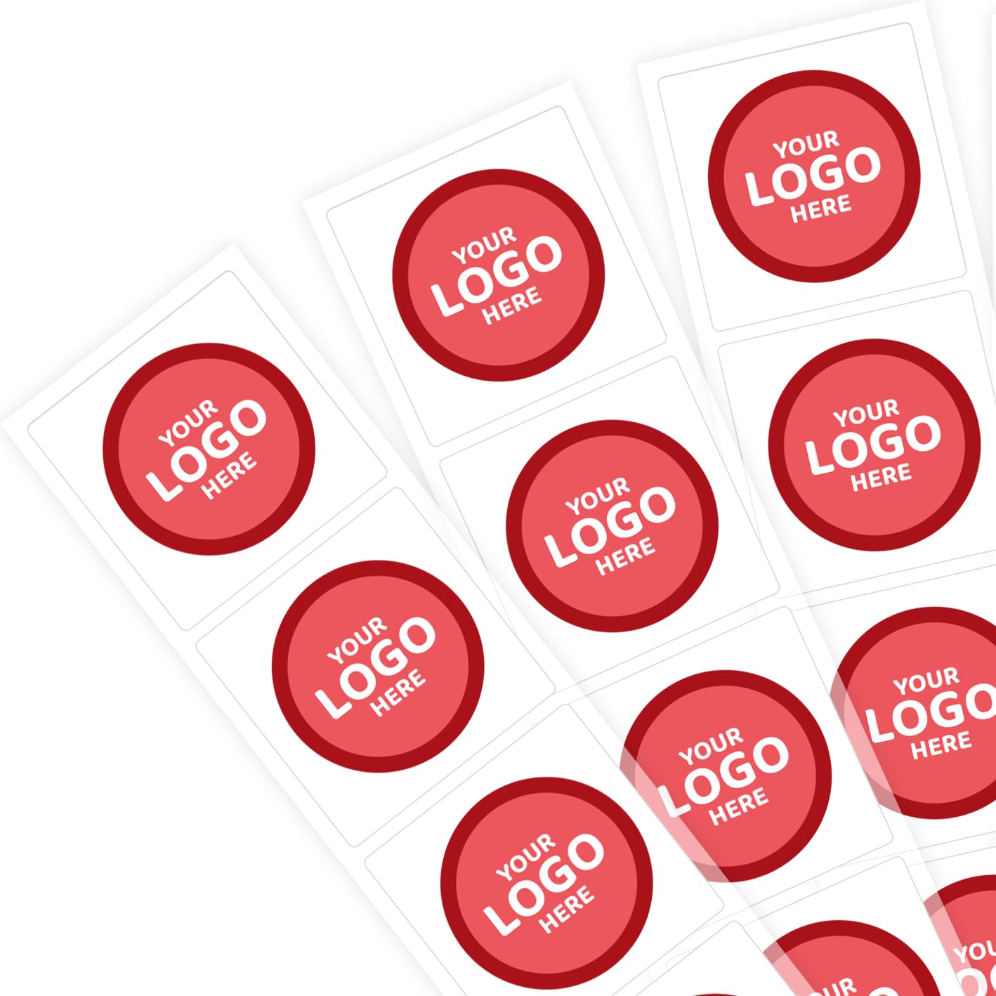 Personalised Customised Sticker Labels - Full Colour Photo, Image, Logo or Text - 37mm Waterproof HJET Satin Plastic Label (Pack of 20)