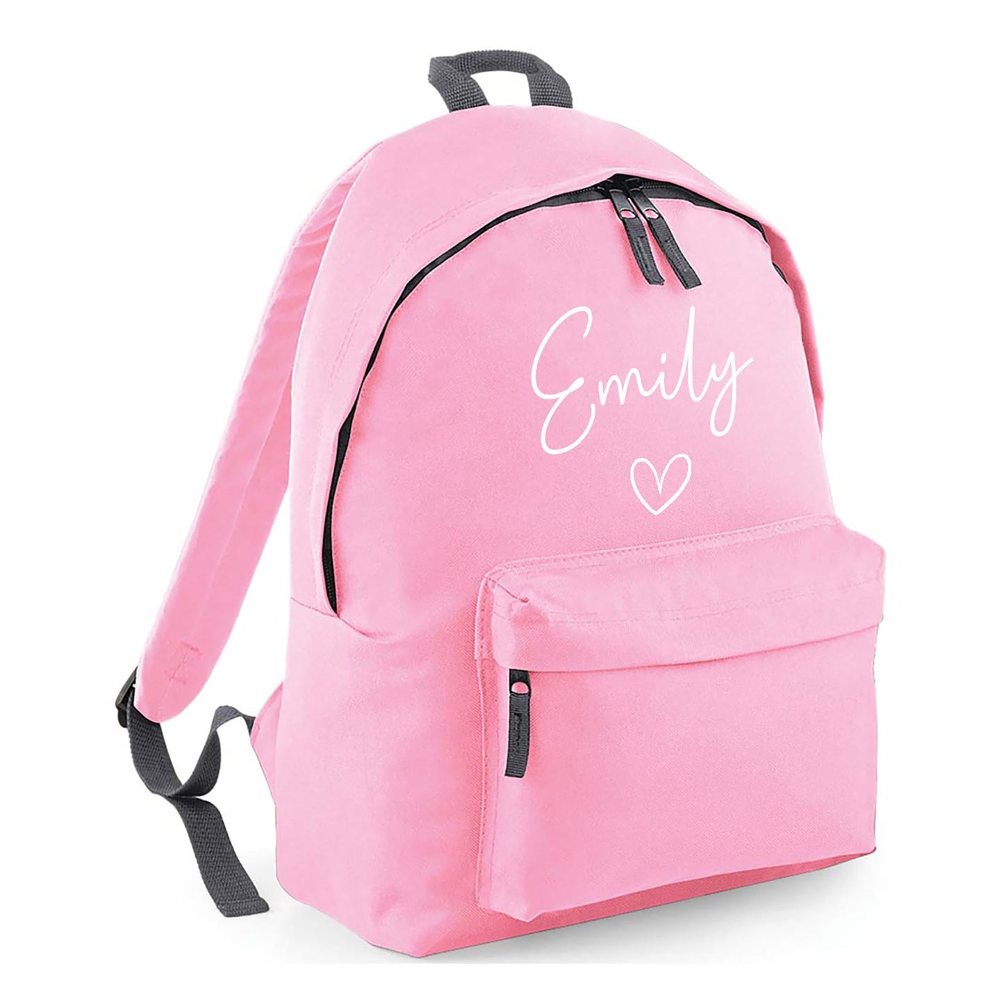 Personalised Kids Backpack - Custom Rucksack with Name - Multiple Designs & Colours - Ideal for Boys, Girls, Nursery and Primary School Children Back to School (Small, Dinosaur Initial, Navy)