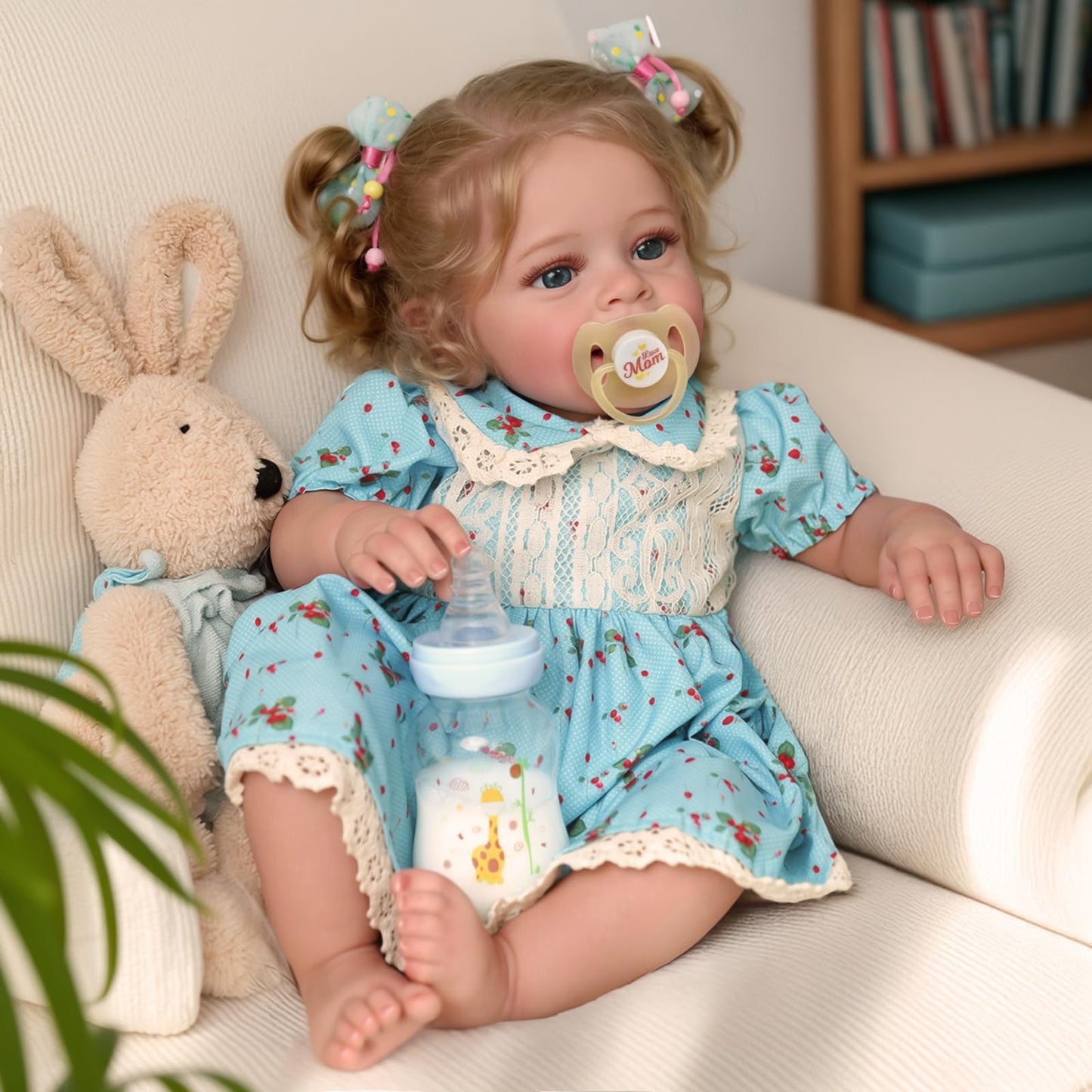 BABESIDE Realistic Baby Dolls Real Reborn Babies Dolls 20 inch Newborn Baby Doll Grils Real Life Softness Silicone Doll Realistic Baby Suitable for Children 3+