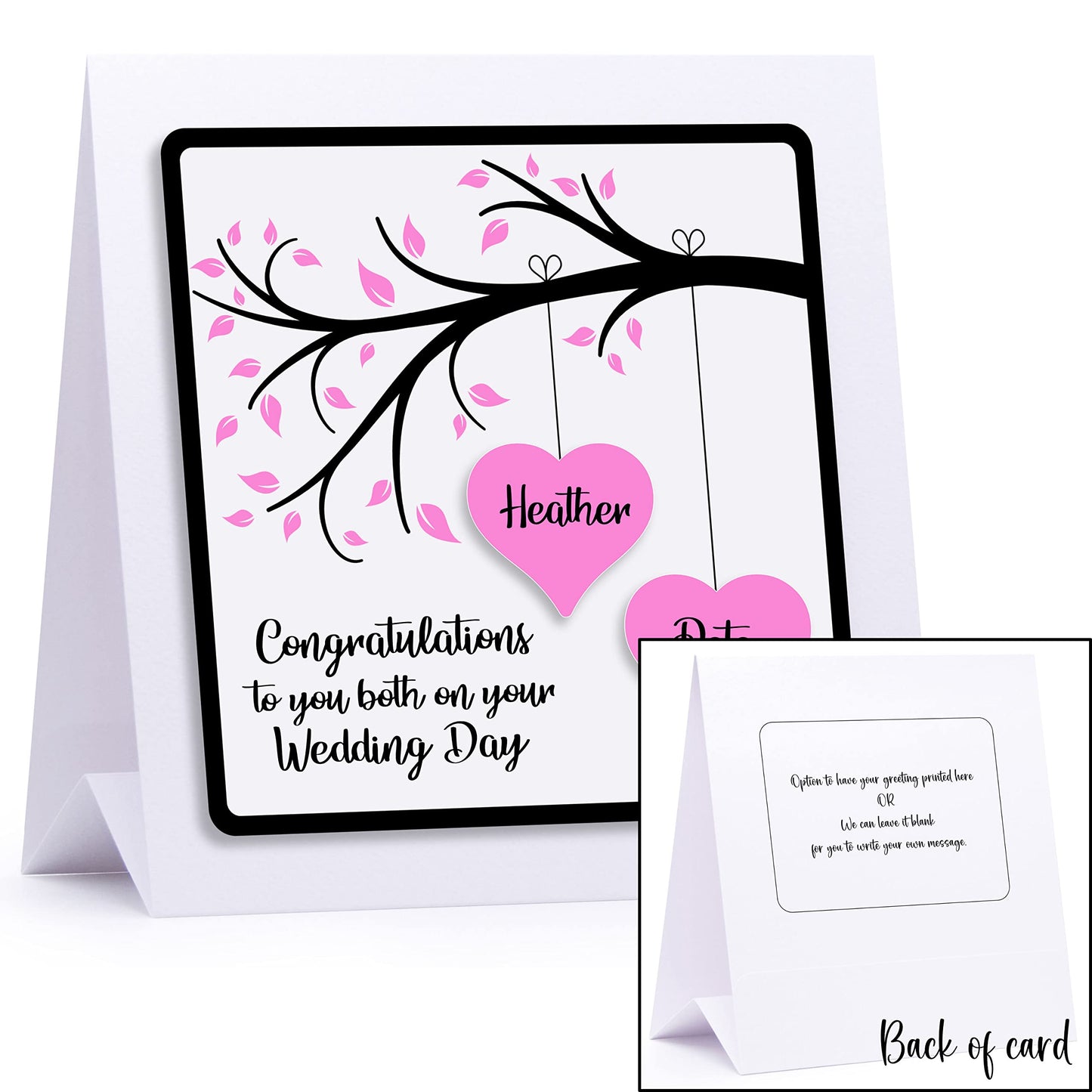 Personalised Engagement Card 3D Luxury Engaged Card for/Couple/Friends/Son/Daughter Handmade