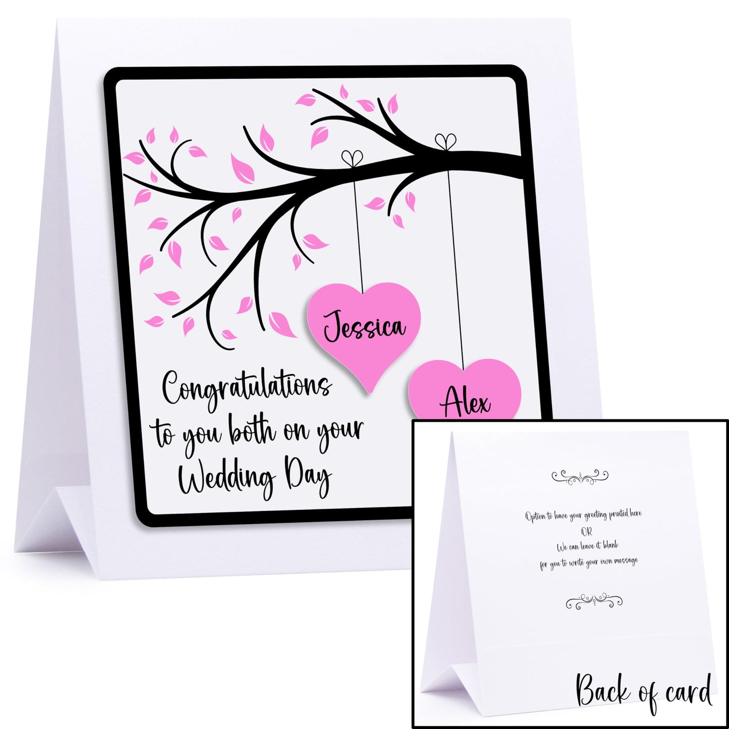 Personalised Engagement Card 3D Luxury Engaged Card for/Couple/Friends/Son/Daughter Handmade