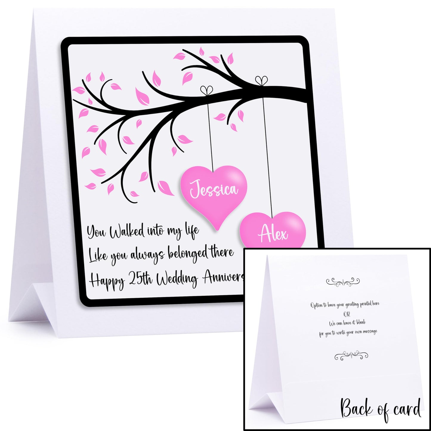 Personalised Engagement Card 3D Luxury Engaged Card for/Couple/Friends/Son/Daughter Handmade