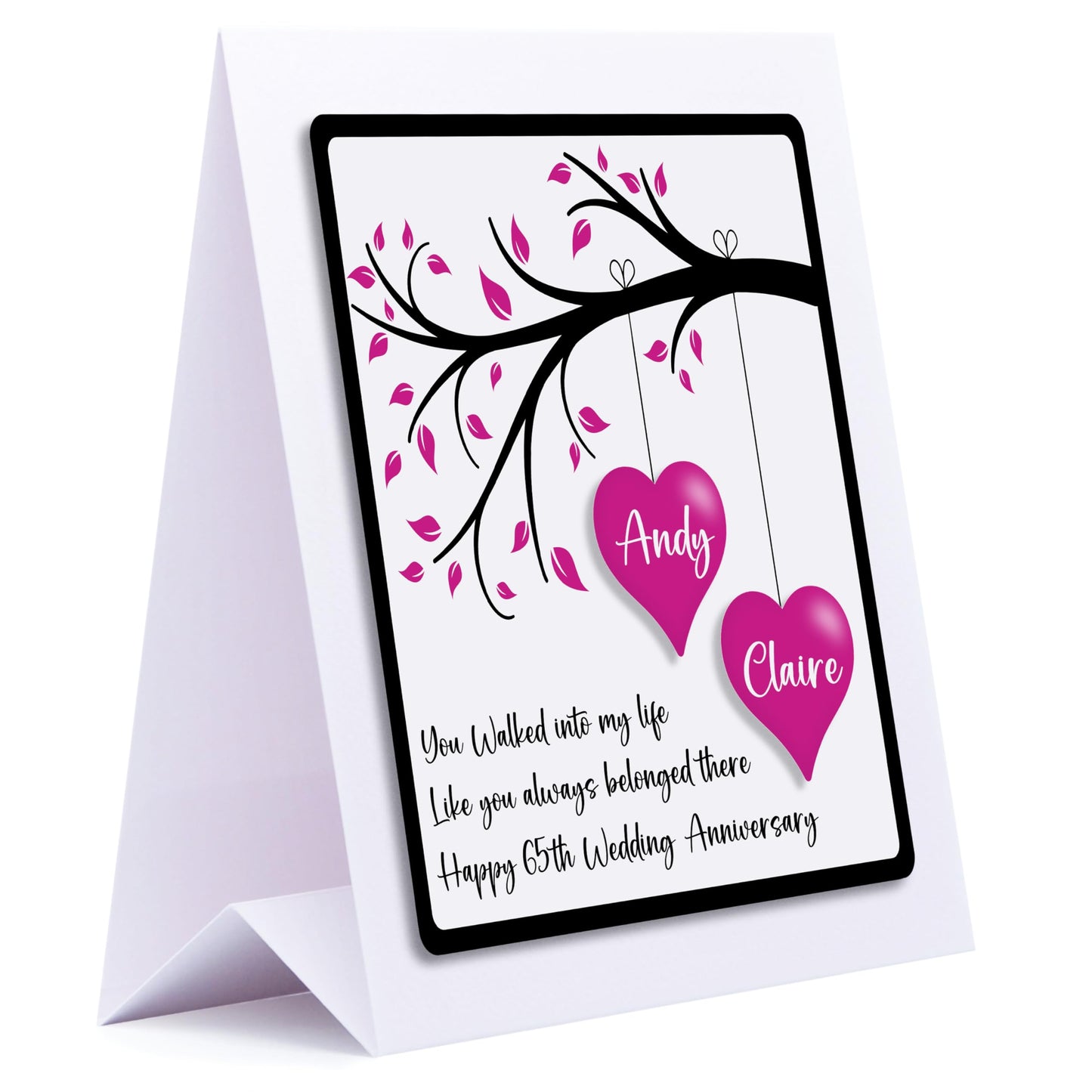 Personalised Engagement Card 3D Luxury Engaged Card for/Couple/Friends/Son/Daughter Handmade