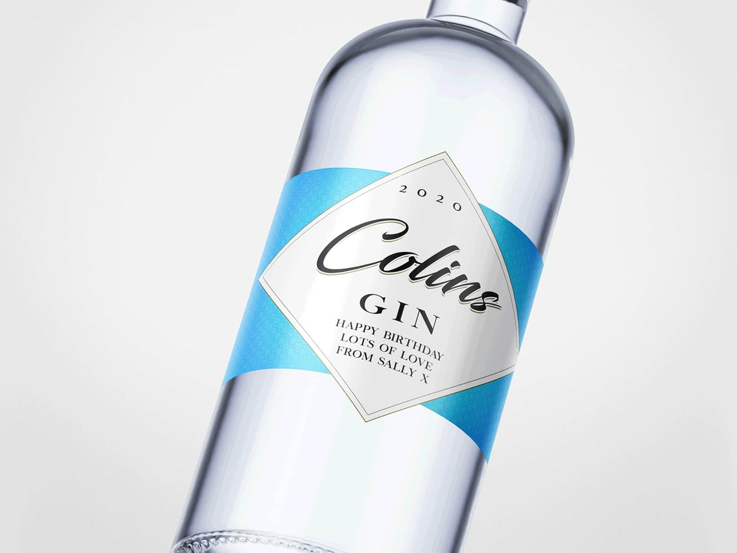 Personalised Gin Bottle Label Custom - Any Wording