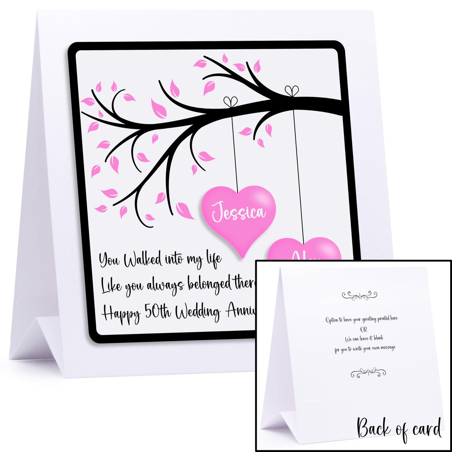 Personalised Engagement Card 3D Luxury Engaged Card for/Couple/Friends/Son/Daughter Handmade