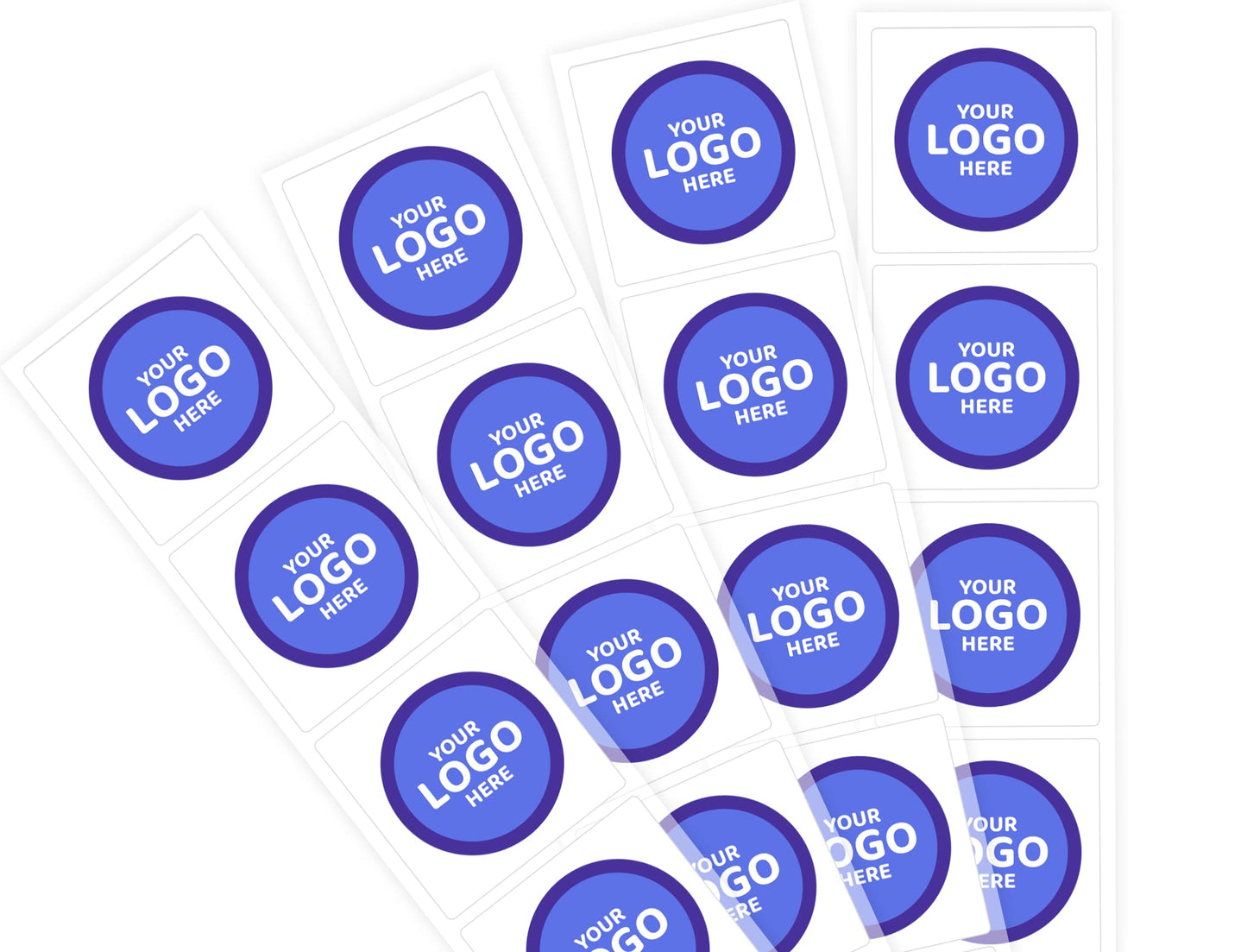 Personalised Customised Sticker Labels - Full Colour Photo, Image, Logo or Text - 37mm Waterproof HJET Satin Plastic Label (Pack of 20)