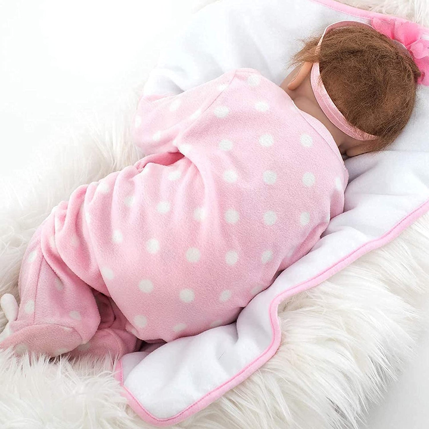 Binxing Yts Reborn Dolls 22 Inch 55cm Silicone Vinyl Newborn Soft Doll Toddlers Toys Reborn Baby Dolls Girls Eyes Closed Toddler Lifelike Real Soft Touch Handmade