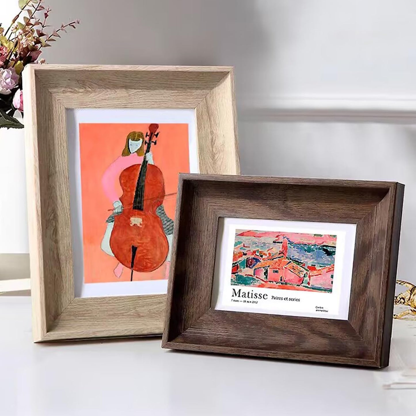 Pahdecor Custom Music Plaque w/Frame Personalized Song with Photo Album Cover Spotify Picture Frame Song Plaque Birthday Wedding Christmas Thanksgiving Home Decor