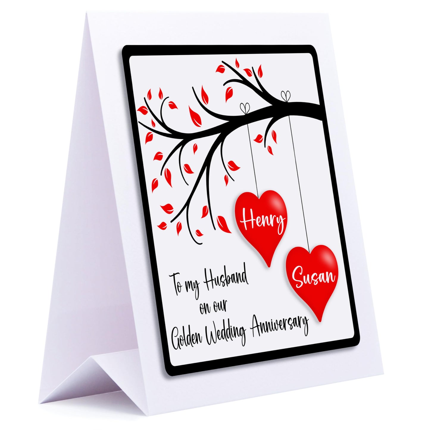 Personalised Engagement Card 3D Luxury Engaged Card for/Couple/Friends/Son/Daughter Handmade