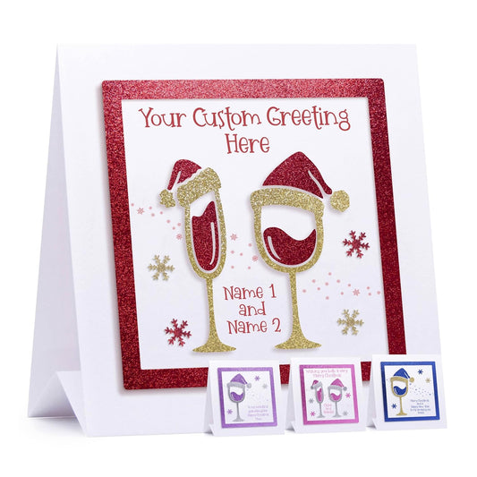 Personalised Christmas Card for Couples - Personalised Christmas Cards - for Daughter - Son - Girlfriend - Wife - Husband