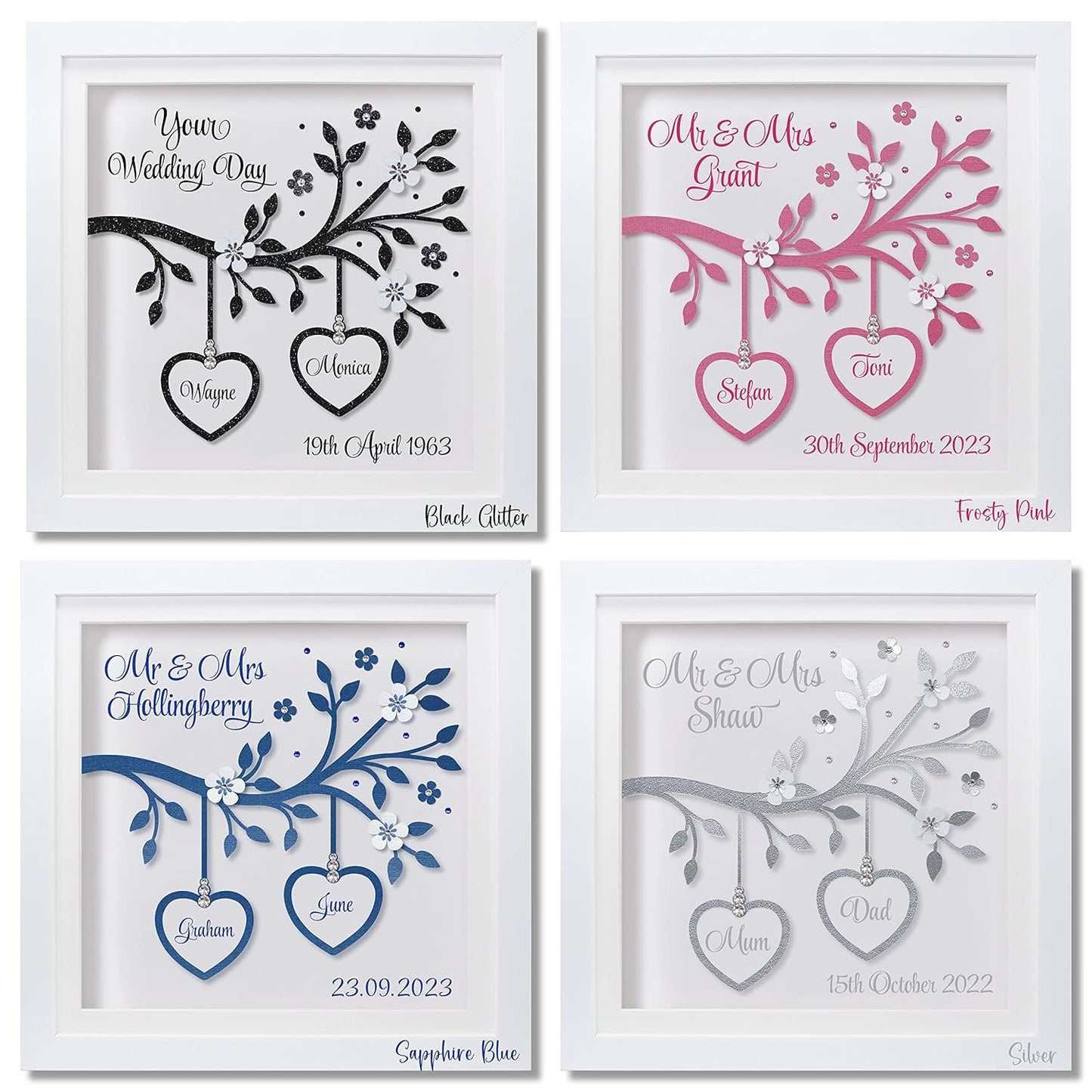 Personalised Wedding Gift for Couple -Wedding Gift for Bride and Groom - Wedding Gifts for Mrs and Mrs - Mr and Mr