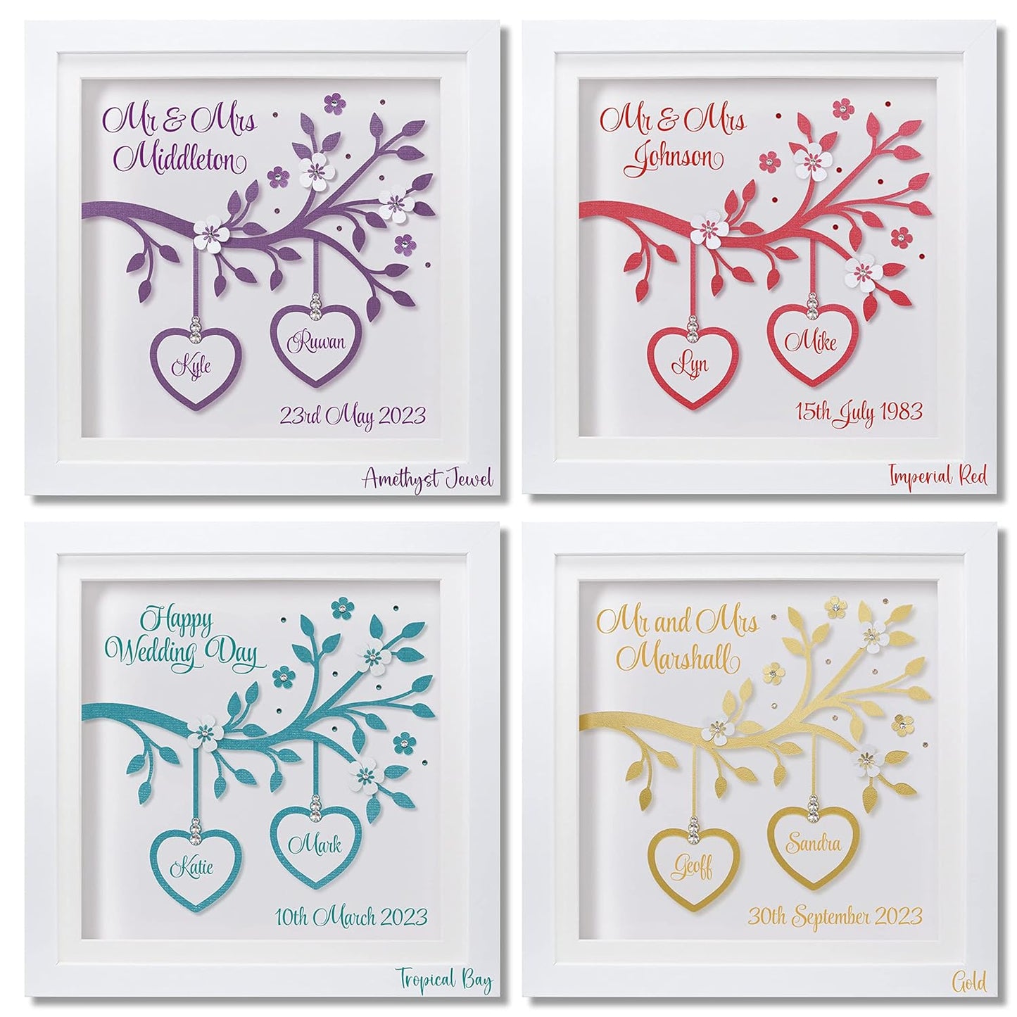 Personalised Wedding Gift for Couple -Wedding Gift for Bride and Groom - Wedding Gifts for Mrs and Mrs - Mr and Mr