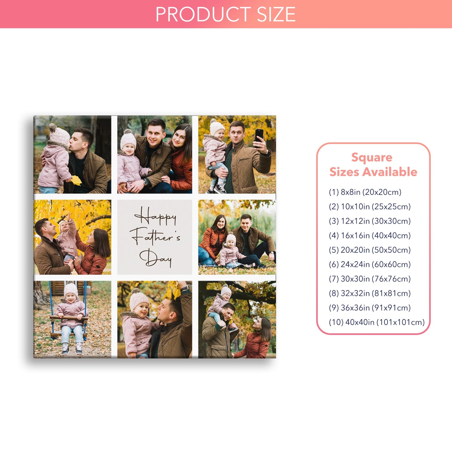 Personalised Birthday Gifts for Women, Personalised Canvas for Adults, Customised Canvas with Pictures, Customise Canvas, Personalised Gifts for Women and Men