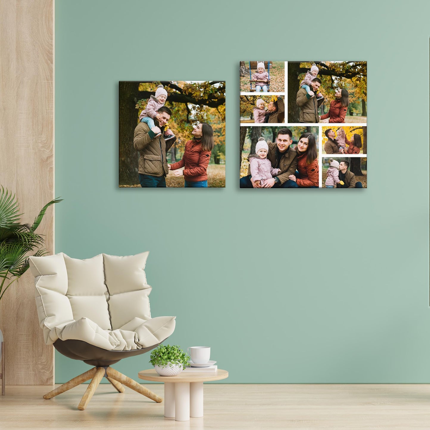 Personalised Birthday Gifts for Women, Personalised Canvas for Adults, Customised Canvas with Pictures, Customise Canvas, Personalised Gifts for Women and Men