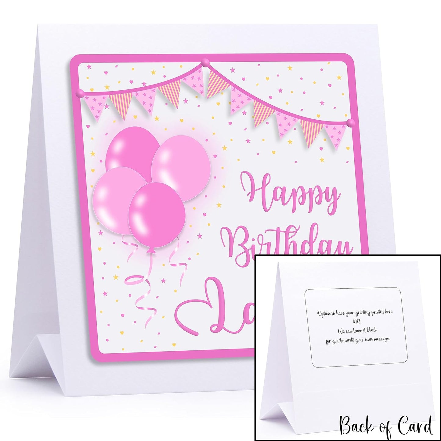 Personalised Birthday Card 3D Dad Mum Granddad Boyfriend Husband Fiance Friend Girlfriend HANDMADE