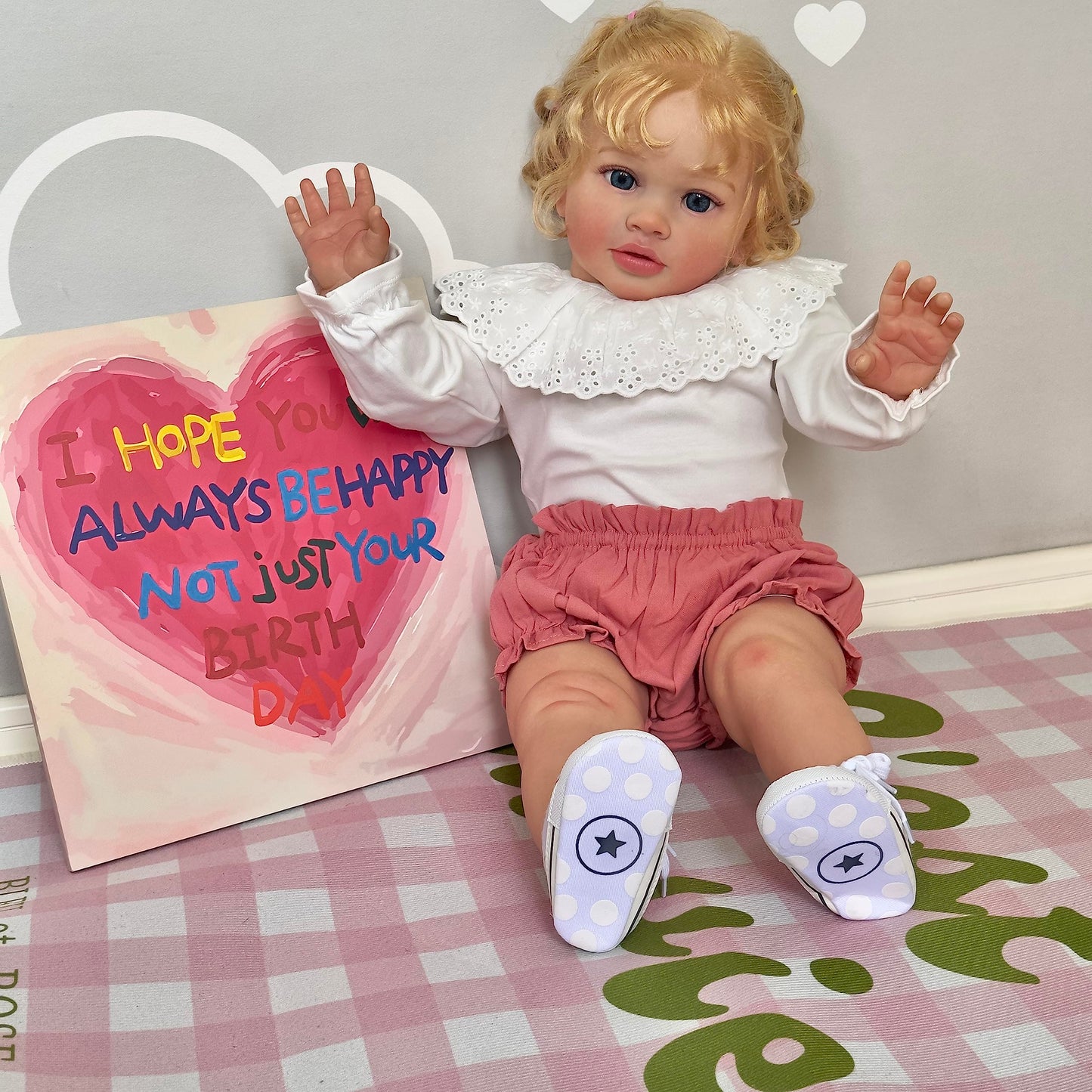 iCradle Dolls Reborn Newborn Baby Reborn Girls 19 inch Soft Silicone Realisitc Handmade Vinyl soft Life like Cute Newborn Doll Reborn Toys