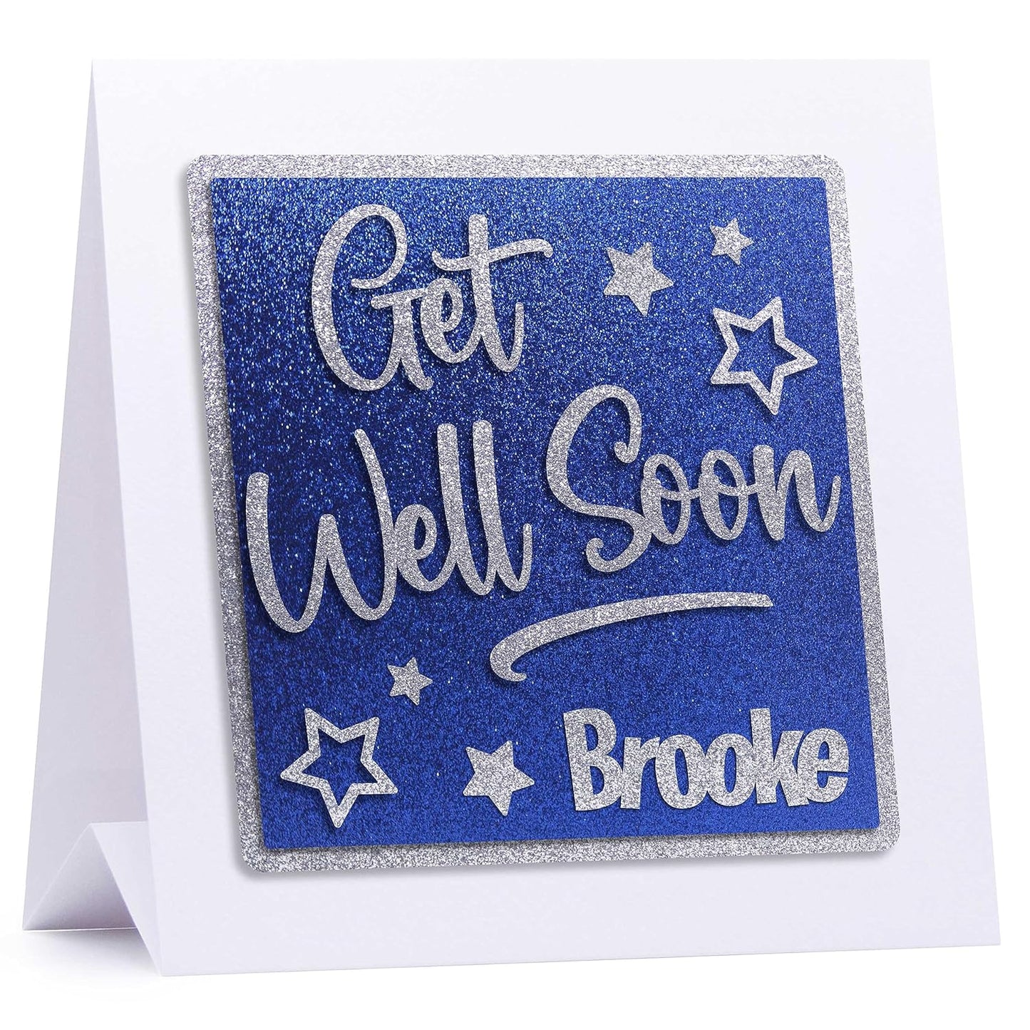 Personalised Get Well Soon Card with Handmade Chocolate Gift- Letterbox Get Well Soon Gift