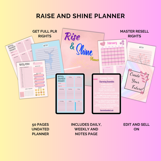 Raise and shine planner