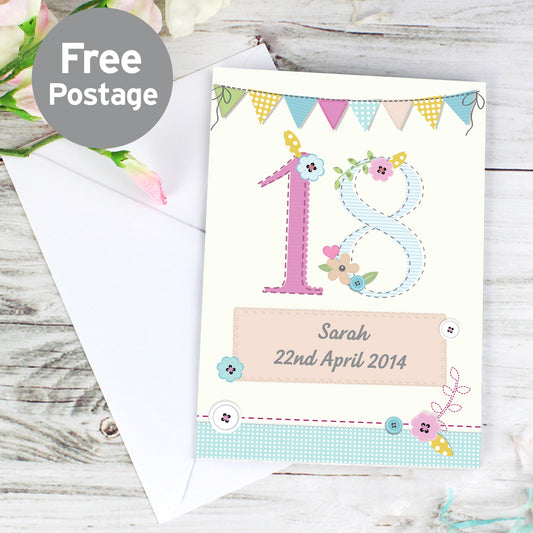 Personalised Birthday Craft Card