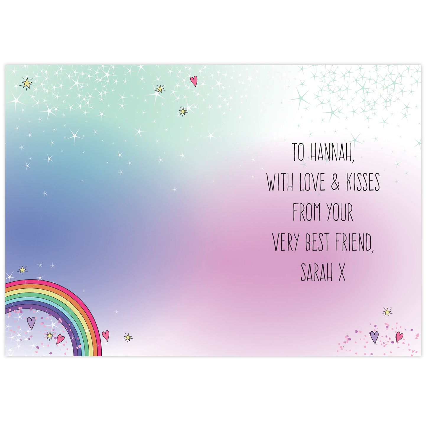 Personalised Unicorn Card