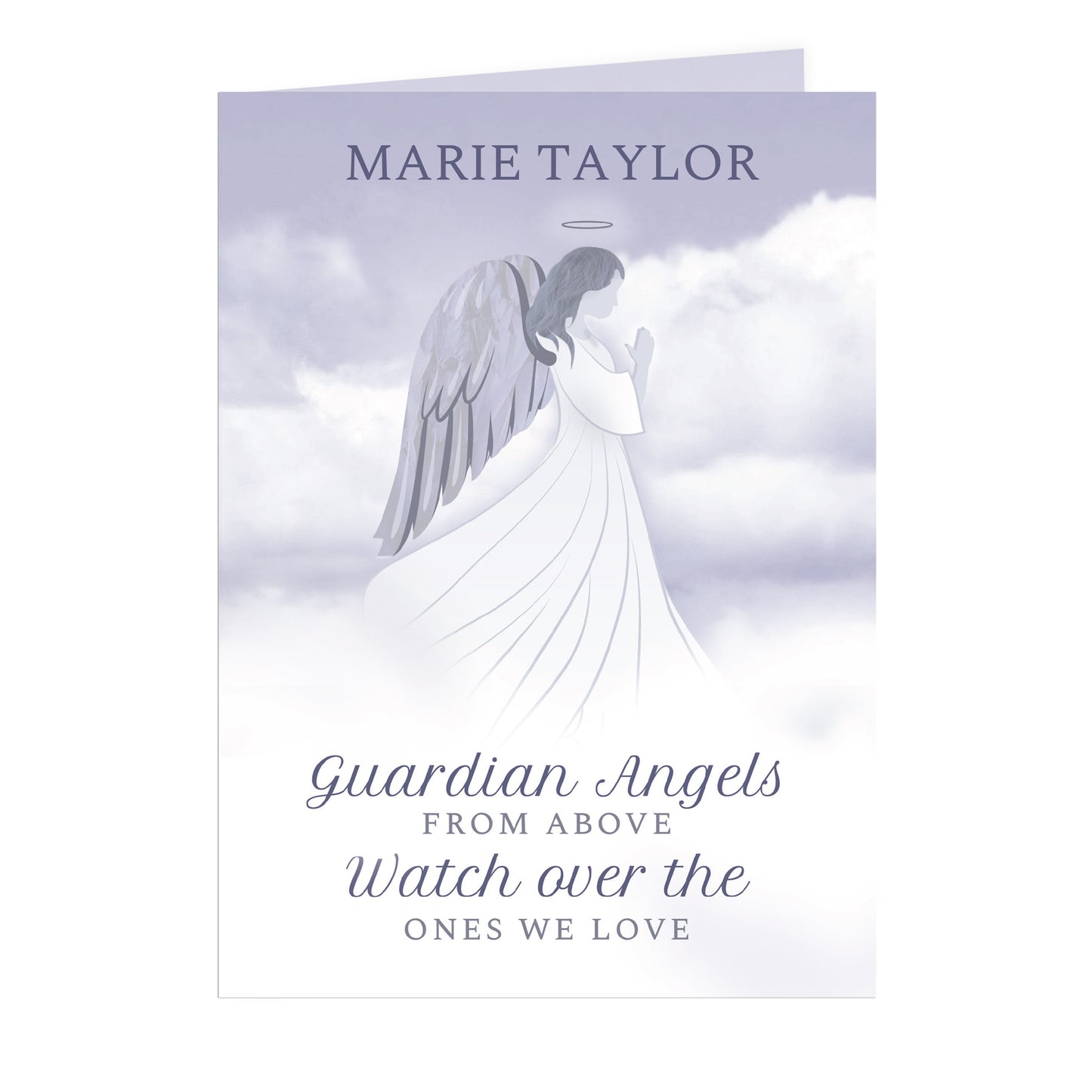 Personalised Guardian Angel Card