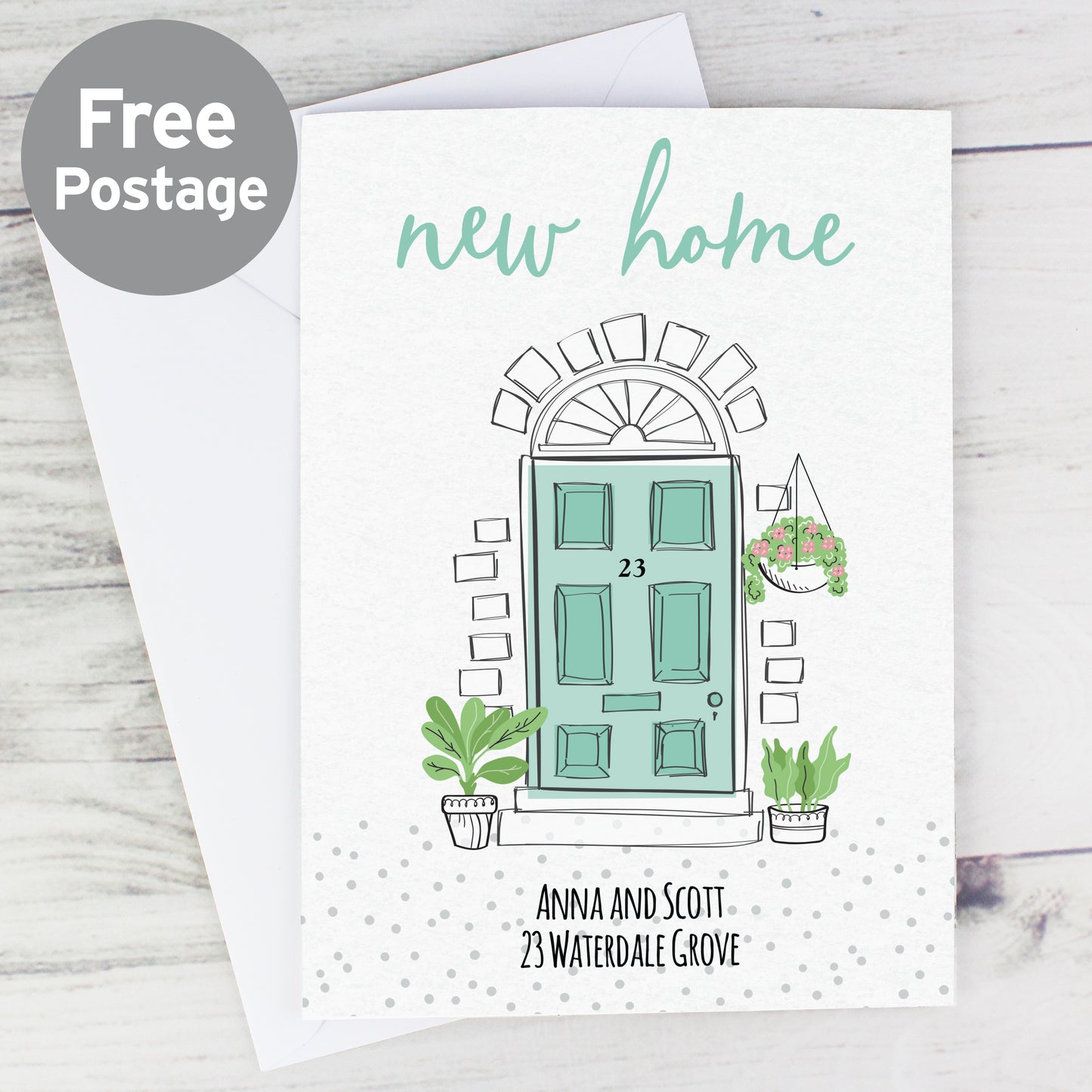 Personalised New Home Card