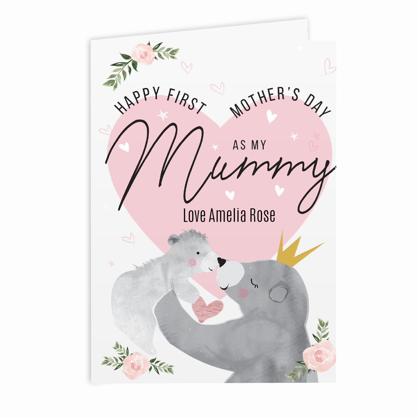 Personalised 1st Mother's Day Mama Bear Card