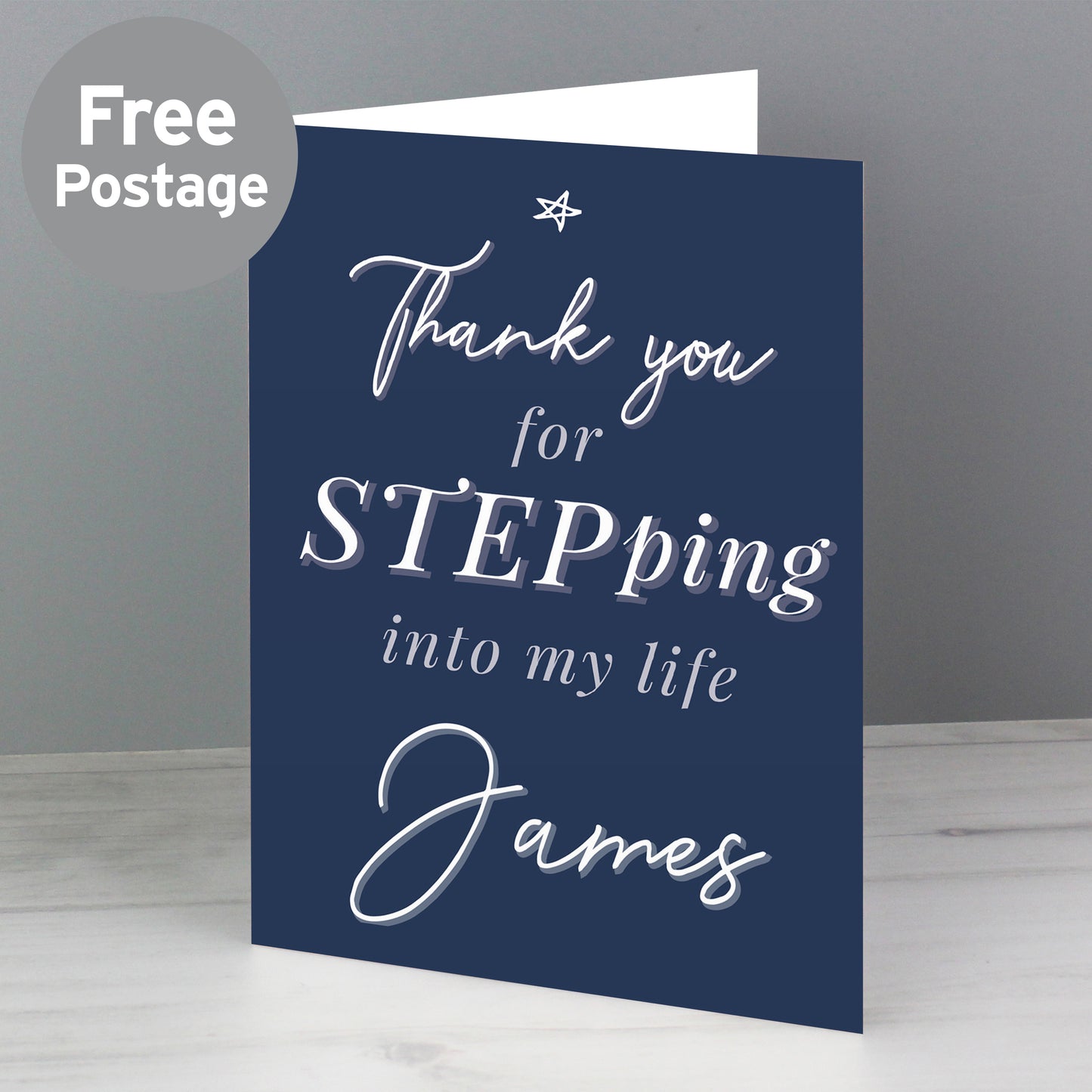 Personalised Stepdad Card