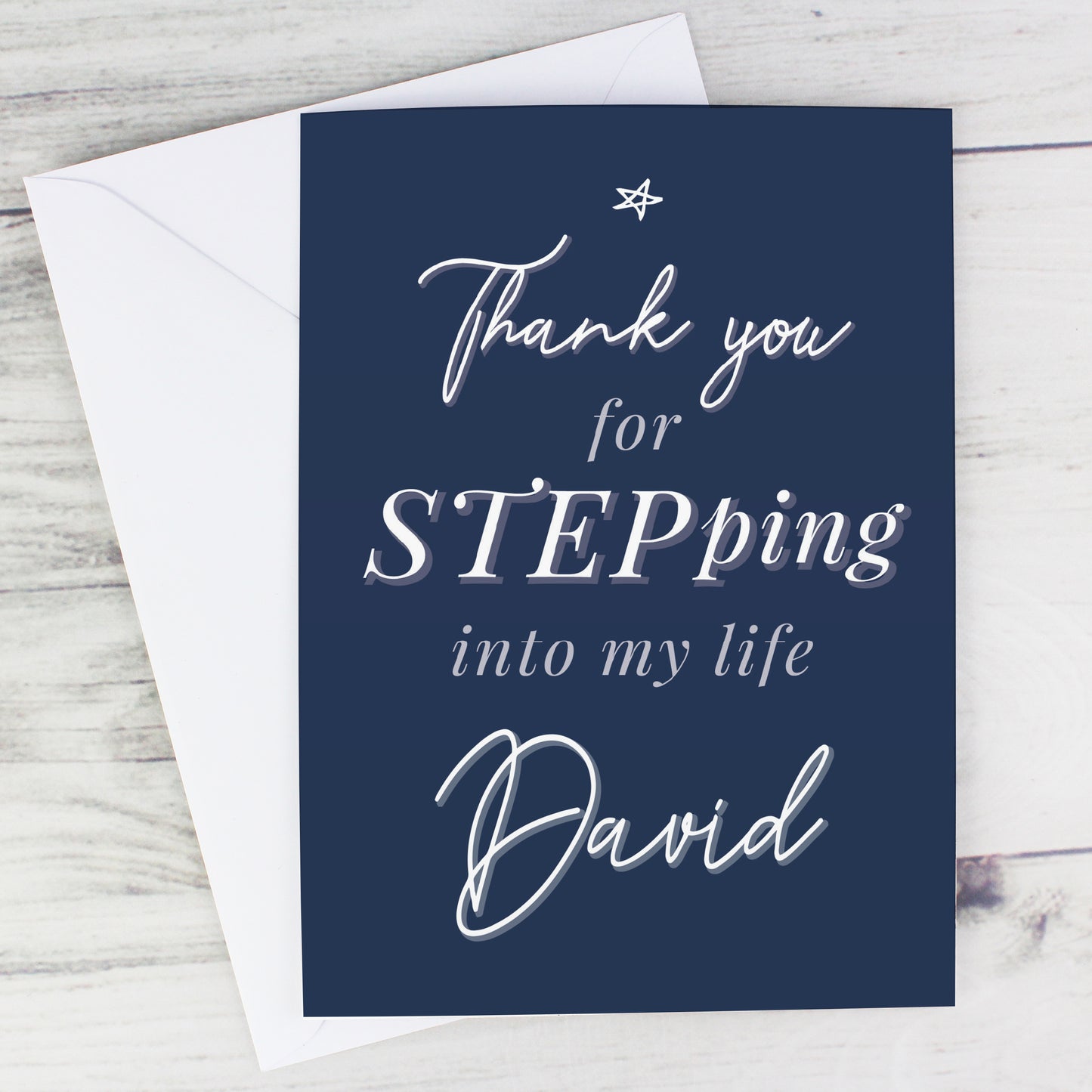 Personalised Stepdad Card