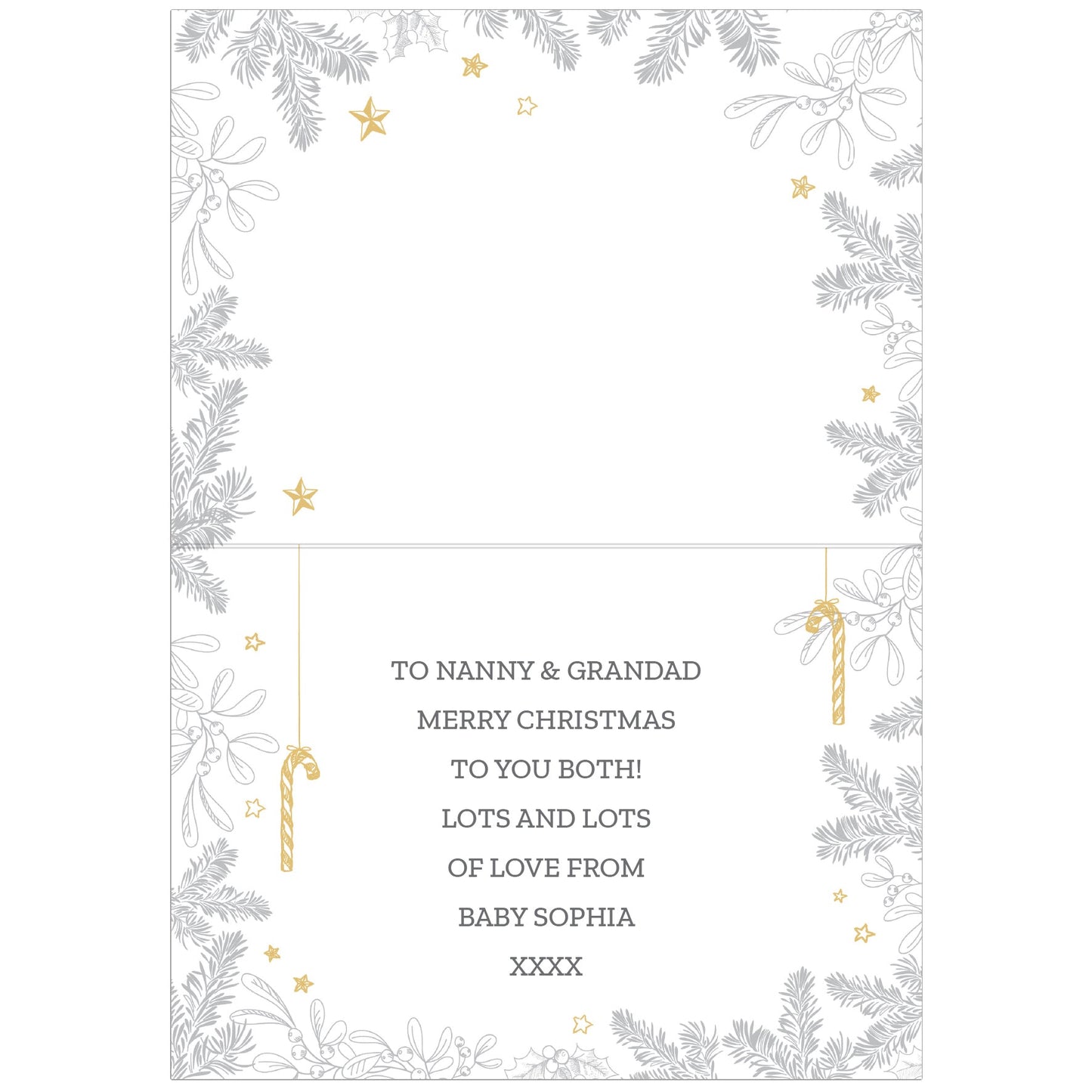 Personalised 'On Your First Christmas As' Card