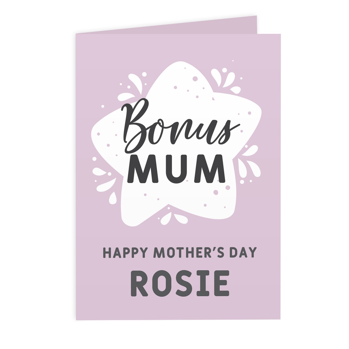 Personalised To My Bonus Mum Card