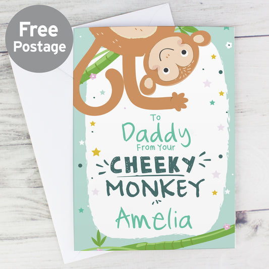 Personalised From Your Cheeky Monkey Card