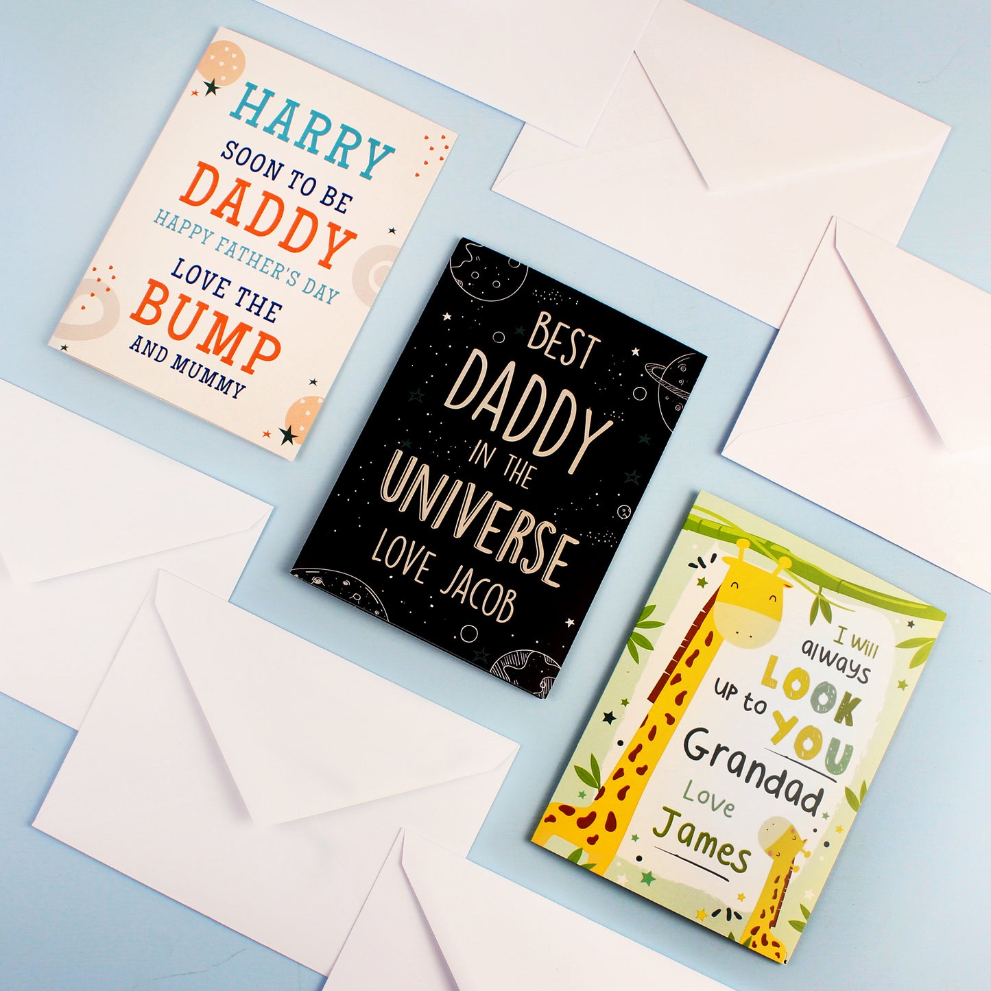 Personalised From the Bump Father's Day Card