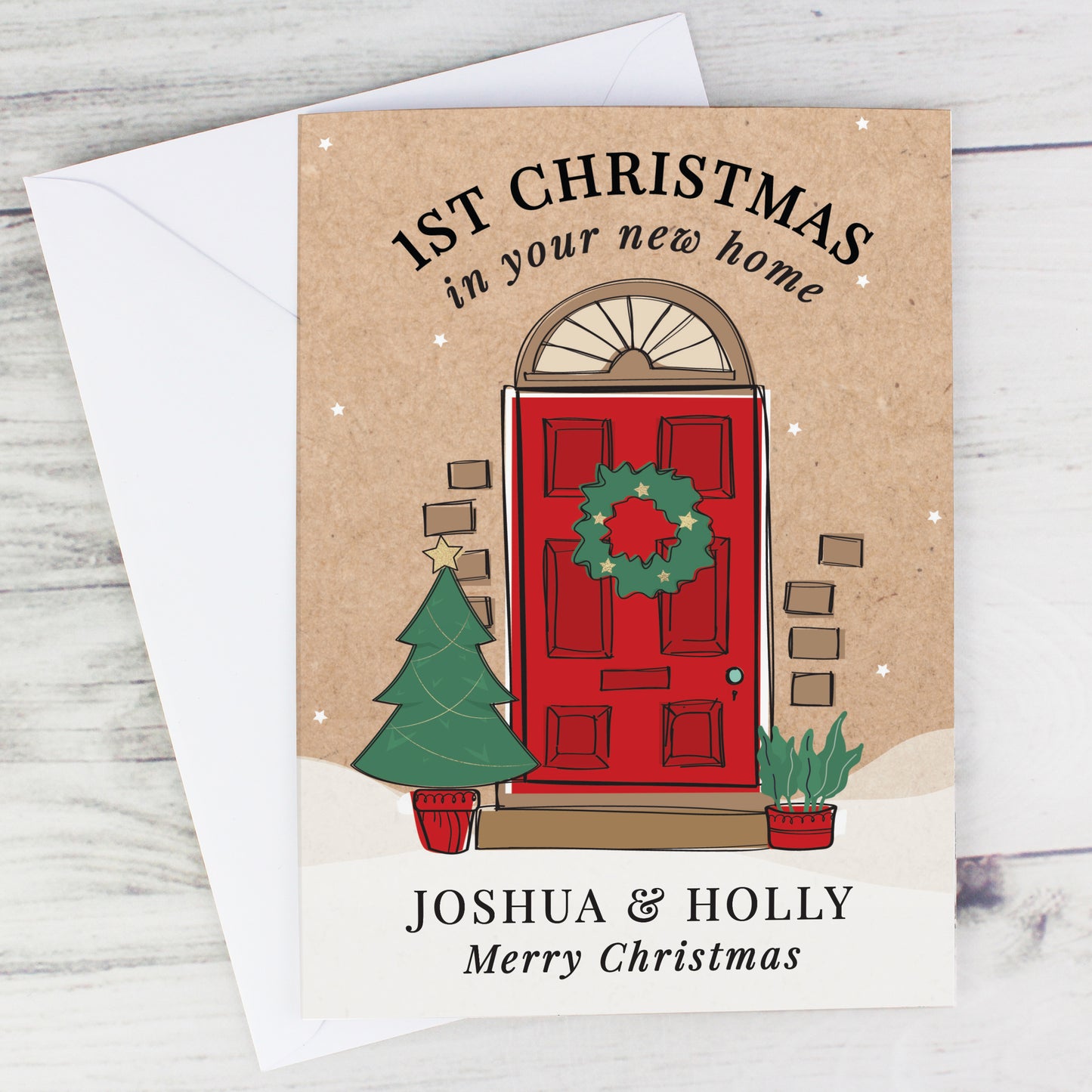 Personalised 1st Christmas In Your New Home Card