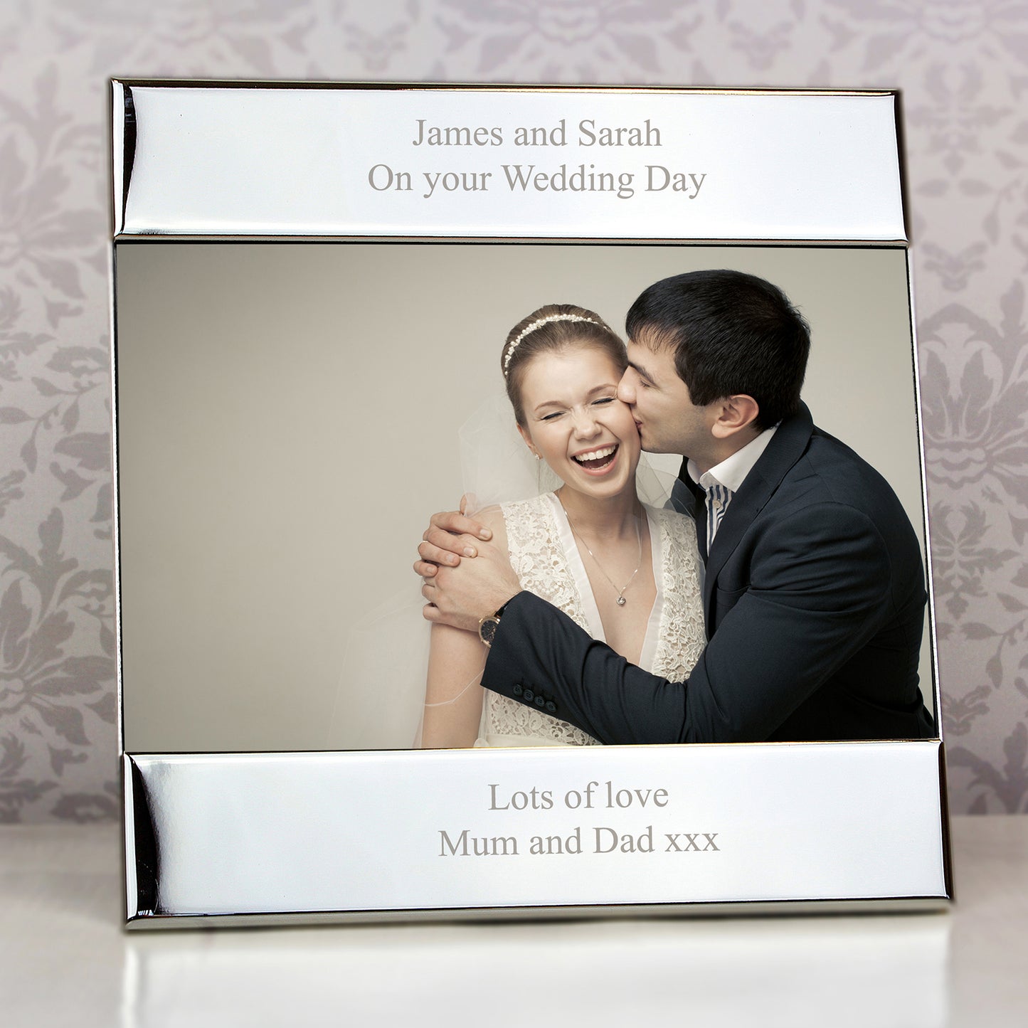 Personalised Silver 6x4 Photo Frame